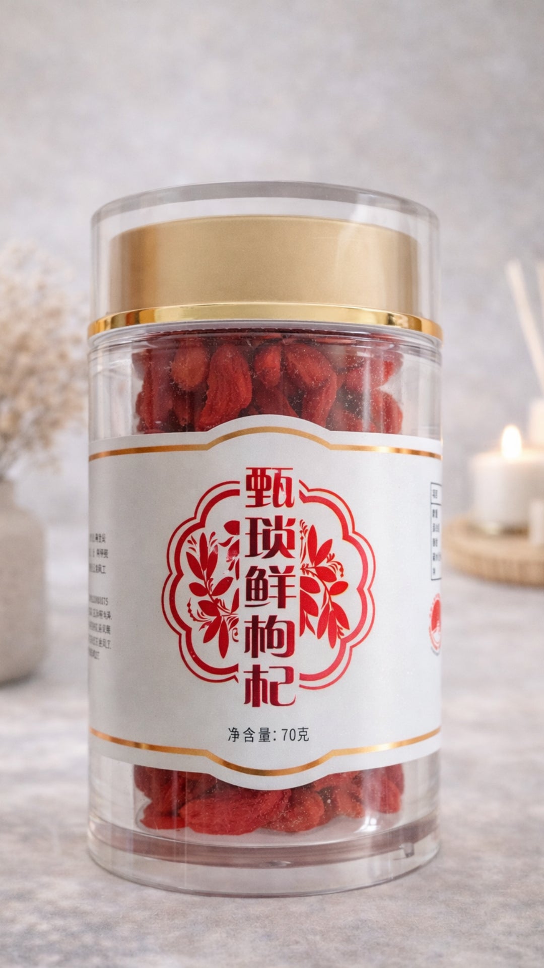 Fresh-Lock Goji Berries｜Nature’s Bright Red Superfruit, Locked in Freshness